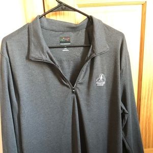 Mens long sleeve quart zip